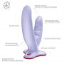 Dildo podwójne Ryde z przyssawką Fun Factory lawendowe - 2
