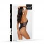 Body erotyczne siateczkowe z wycięciami SoftLine 1016 czarny One Size - 4
