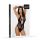 Body erotyczne siateczkowe z wycięciami SoftLine 1016 czarny One Size