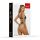Czarne body erotyczne z siateczką fishnet i zamkiem SoftLine 2XL
