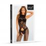 Bodystocking koronkowy SoftLine 2038 czarny One Size - 6