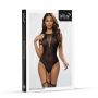 Bodystocking SoftLine 2040 transparentny czarny One Size - 4