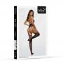 Bodystocking SoftLine 2040 transparentny czarny One Size - 7