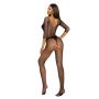 Erotyczny bodystocking siateczkowy SoftLine czarny One size - 2