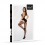 Bodystocking siateczkowy z wycięciami SoftLine 2054 czarny One size - 5
