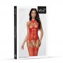 Bodystocking 2054 red - 2