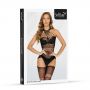 Bodystocking SoftLine 2062 siateczkowy czarny One size - 4