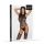 Bodystocking koronkowy siateczkowy SoftLine 2067 czarny One size