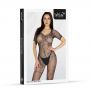 Bodystocking siateczkowy SoftLine 2069 czarny One size - 3