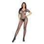 Bodystocking siateczkowy SoftLine 2069 czarny One size - 2