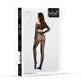 Bodystocking siateczkowy SoftLine 2071 czarny One size - 3