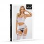 Bodystocking biały zmysłowy SoftLine 2074 One size - 2