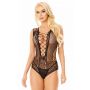 Zmysłowe body erotyczne Chiara SoftLine Collection czarne S/L - 3