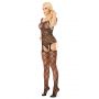 Bodystocking ażurowy Scarlett SoftLine czarny S/L - 2