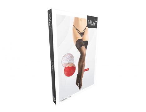 Eleganckie pończochy SoftLine 5508 czarne