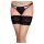 Opaska na uda z silikonem SoftLine Collection czarna 3XL