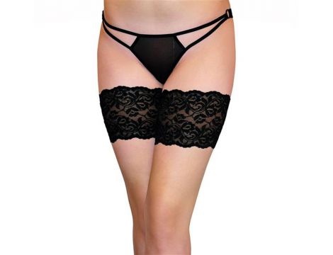 Opaska na uda silikonowa SoftLine 5545 czarna XL
