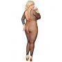 Zmysłowy bodystocking siateczkowy Netty SoftLine czarny plus size XL 3XL - 2