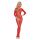 Bodystocking siateczkowy Netty czerwony SoftLine S L