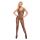 Bodystocking siatkowy z dużymi oczkami SoftLine czarny S/L