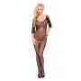 Bodystocking siateczkowy z dużymi oczkami Dragonfly SoftLine czarny S/L - 3