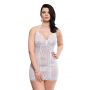 Koszulka nocna Tess Plus Size biała XL SoftLine Collection - 3