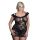 Koszulka koronkowa Veronica Plus Size SoftLine czarna XL