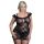 Koszulka babydoll Veronica koronkowa Plus Size czarna 2XL SoftLine