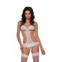 Body koronkowe Orsola SoftLine Collection białe S/M - 2
