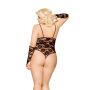 Body erotyczne Bona koronkowe SoftLine Plus Size black XL - 3