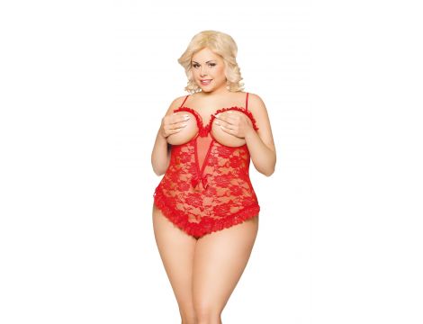Bona - Plus Size - red 2XL