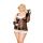 Erotyczny kostium Charlotte SoftLine Collection czarny 2XL