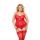 Gorset Dafne SoftLine czerwony 2XL z stringami