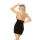Czarna mini sukienka erotyczna Sara SoftLine M/L