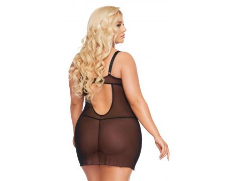 Koronkowa koszulka Aldona SoftLine czarna XL - 2
