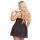Zmysłowa koszulka babydoll Berta niebieska 3XL SoftLine