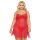 Koronkowa koszulka babydoll Carla SoftLine czerwona XL