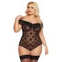 Koronkowe body Kamila SoftLine czarne XL - 2