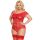 Koronkowe body Kamila czerwone 2XL SoftLine