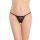 Koronkowe stringi z wycięciem w kroku SoftLine 2345 czarne S/L