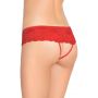 Koronkowe szorty SoftLine czerwone S/M - 3
