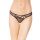 Figi koronkowe tiulowe SoftLine 2441 czarne S/M