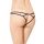 Stringi koronkowe z paseczkami SoftLine 2454 czarne S/L