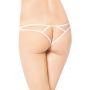 Stringi koronkowe SoftLine 2454 białe S/L - 2
