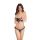 Stringi z falbankami SoftLine Collection czarny S/M