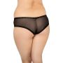 Stringi Plus Size SoftLine Collection koronkowe czarne 3XL - 3