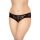 Stringi Plus Size SoftLine Collection koronkowe czarne 3XL