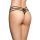 Stringi koronkowe z diamencikami SoftLine 2492 czarne S/M
