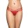 Koronkowe stringi z diamencikami SoftLine czerwone M/L