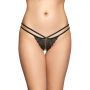 Stringi koronkowe SoftLine Collection 2495 czarne M/L - 2
